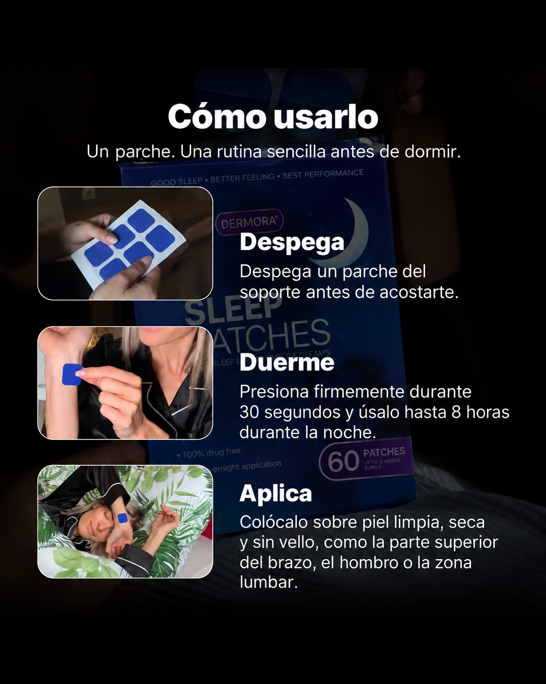 Dermora Parches Para Dormir